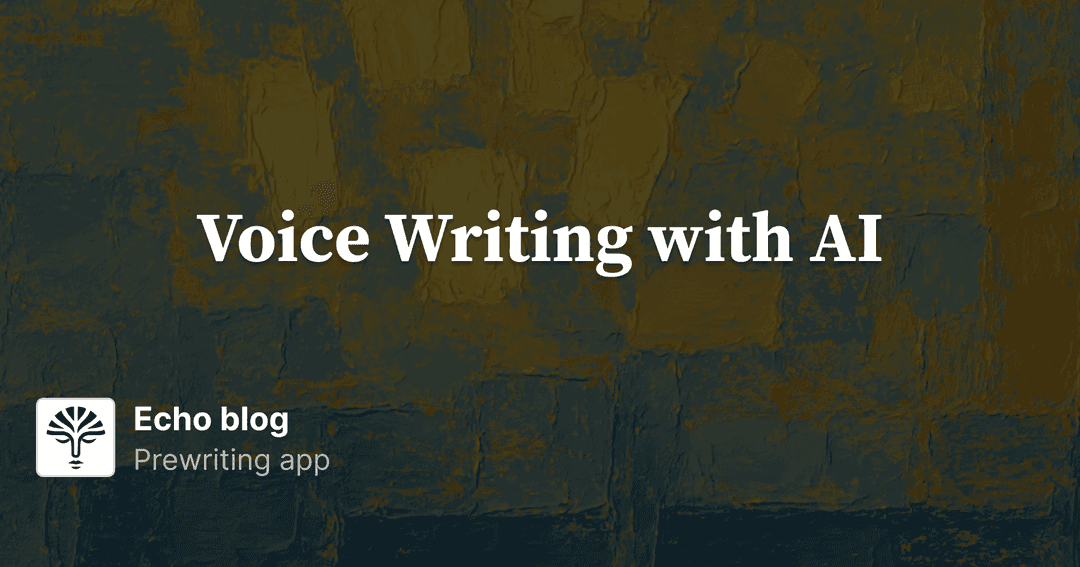 Cover image for Voice Writing with AI